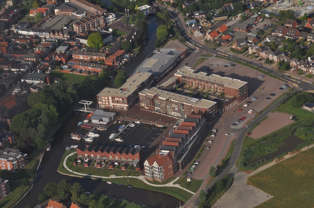 Appingedam_Overdiep_luchtfoto