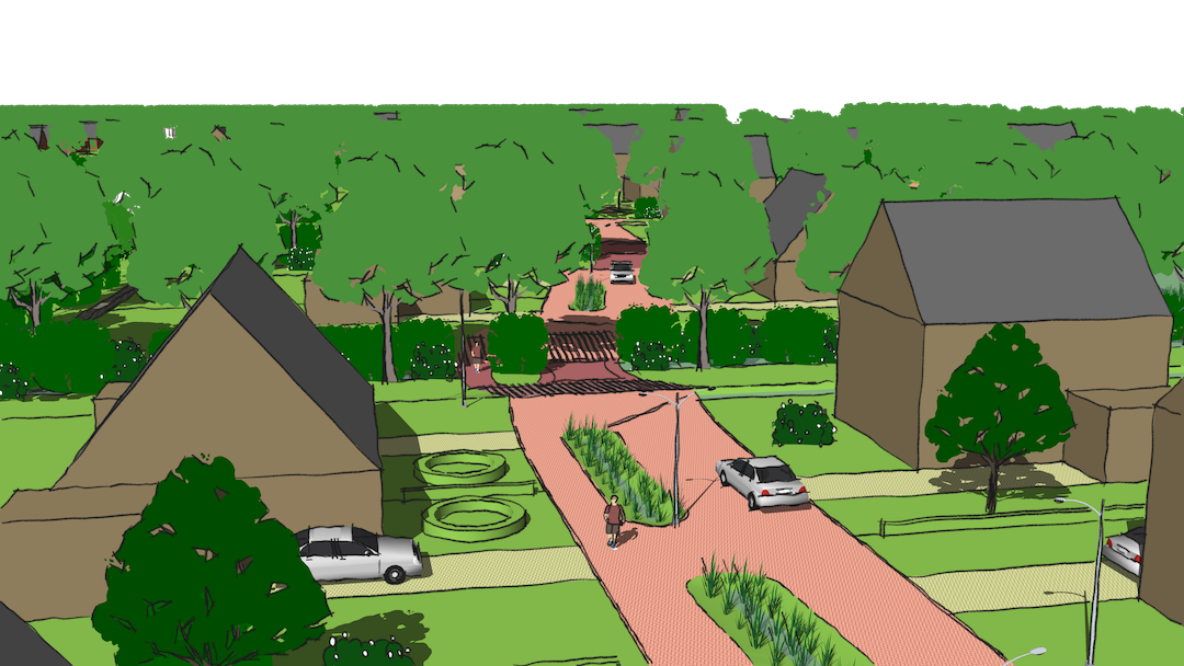 Peize-Zuid 3D detailbeeld