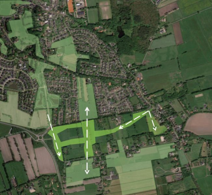 Peize-Zuid verbinding met omgeving