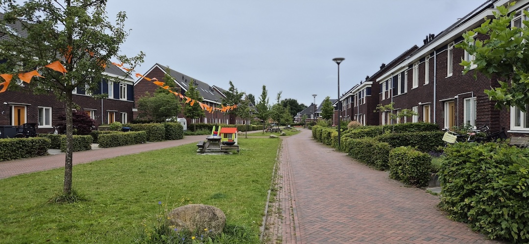 Haren, groen woonerf
